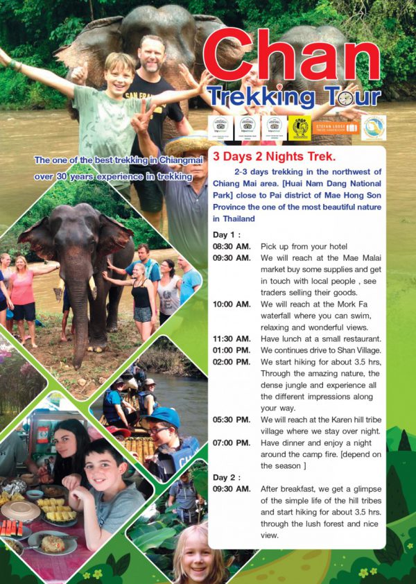 Chan Trekking Tour - Mae Tang 3 Days 2 Nights